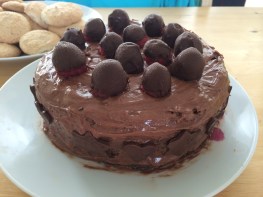 Gluten Free Amaretto Chocolate Cake
