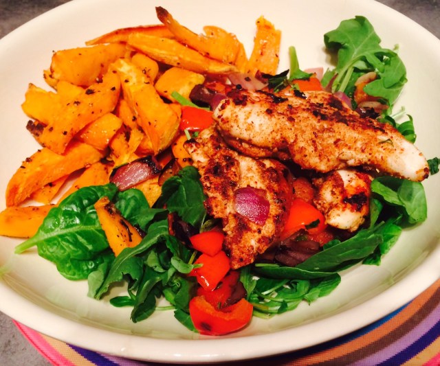 Gluten Free Crispy Chicken Sald