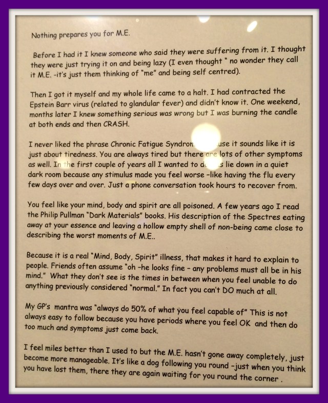 Behind Perception - Nothing prepares you for M.E